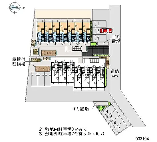 ★手数料０円★川越市仙波町　月極駐車場（LP）